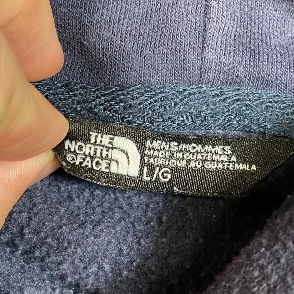 The North Face Mens Navy Blue‎ Graphic Box Logo Pullover Hoodie A3FRE Large